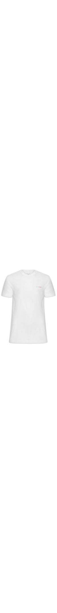 Camiseta Masculina Manga Curta Estampa - Branco