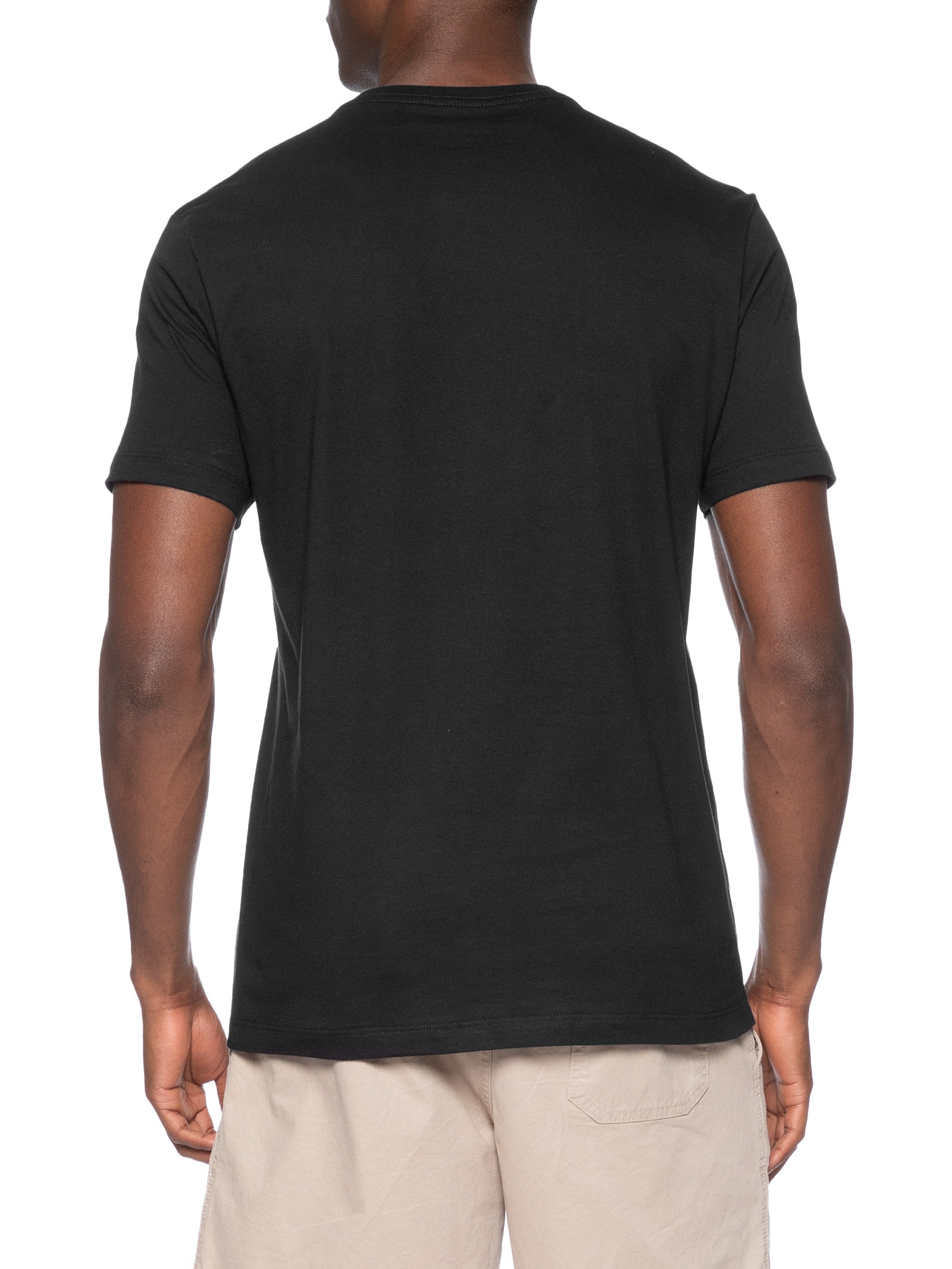 Camiseta Masculina Manga Curta Estampa Icon Preto Aramis