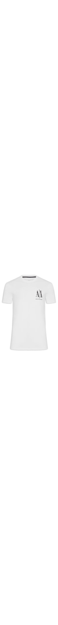 Camiseta Masculina Manga Curta Estampada - Branco