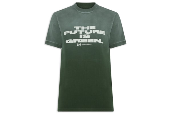 Camiseta Masculina Manga Curta Future Is Green - Verde