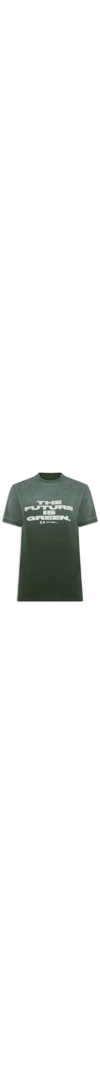 Camiseta Masculina Manga Curta Future Is Green - Verde