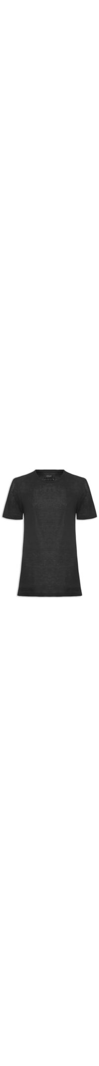 Camiseta Masculina Manga Curta Gola Carca Perfect T - Preto
