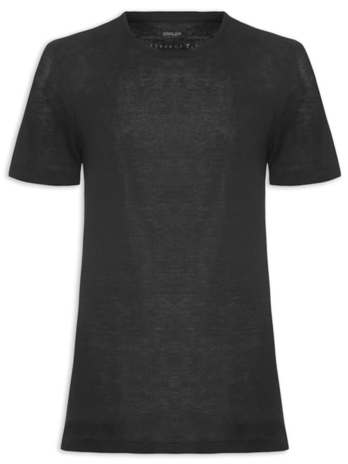 Camiseta Masculina Manga Curta Gola Carca Perfect T – Preto