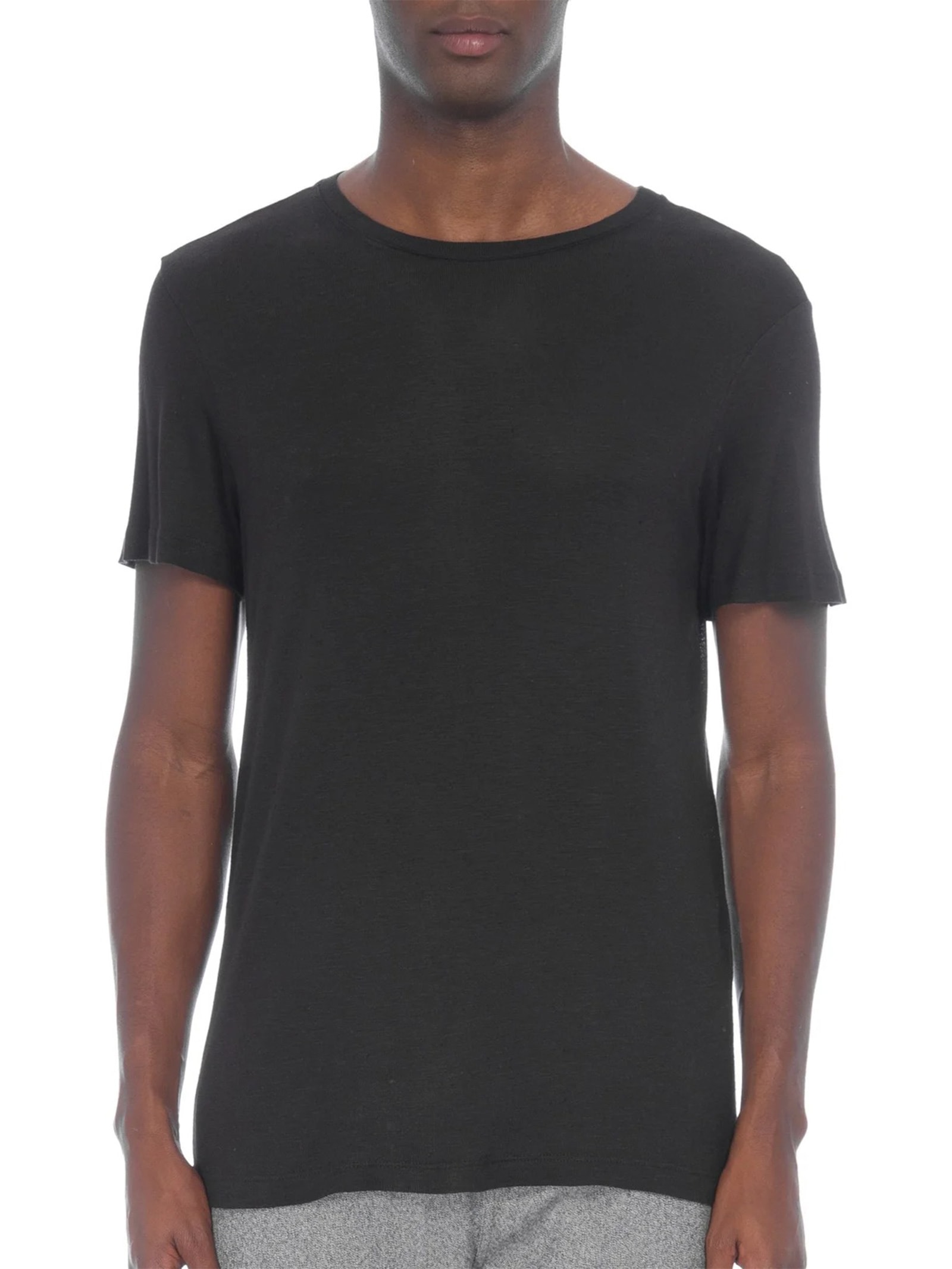 Camiseta Masculina Manga Curta Gola Carca Perfect T  Preto Osklen