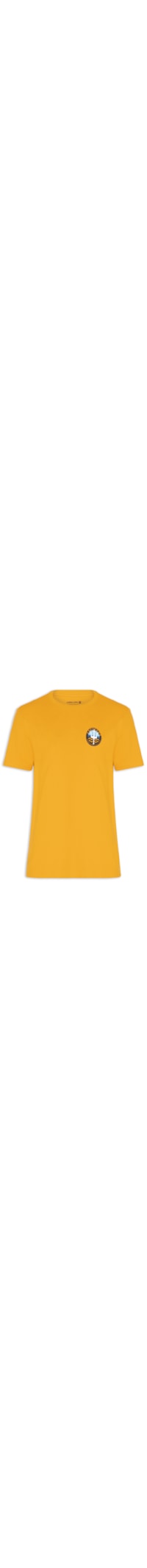 Camiseta Masculina Manga Curta Gola Careca Arpoador Symbol Over - Amarelo