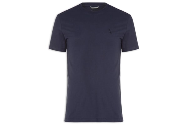 Camiseta Masculina Manga Curta Gola Careca - Azul