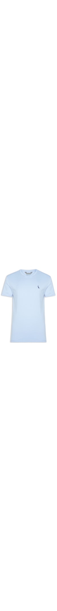 Camiseta Masculina Manga Curta Gola Careca - Azul