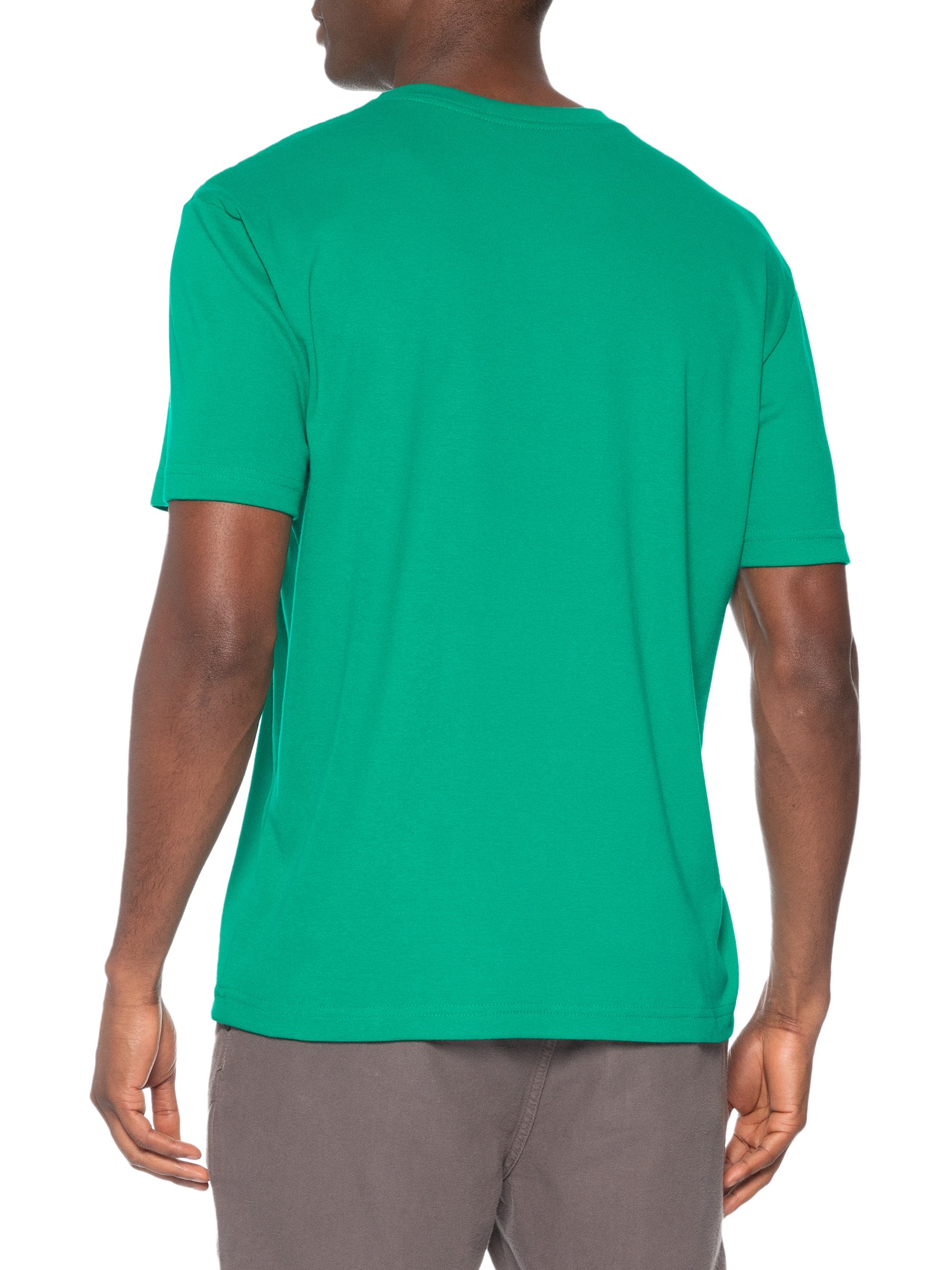 Camiseta Masculina Manga Curta Gola Careca Big Vintage Verde Osklen