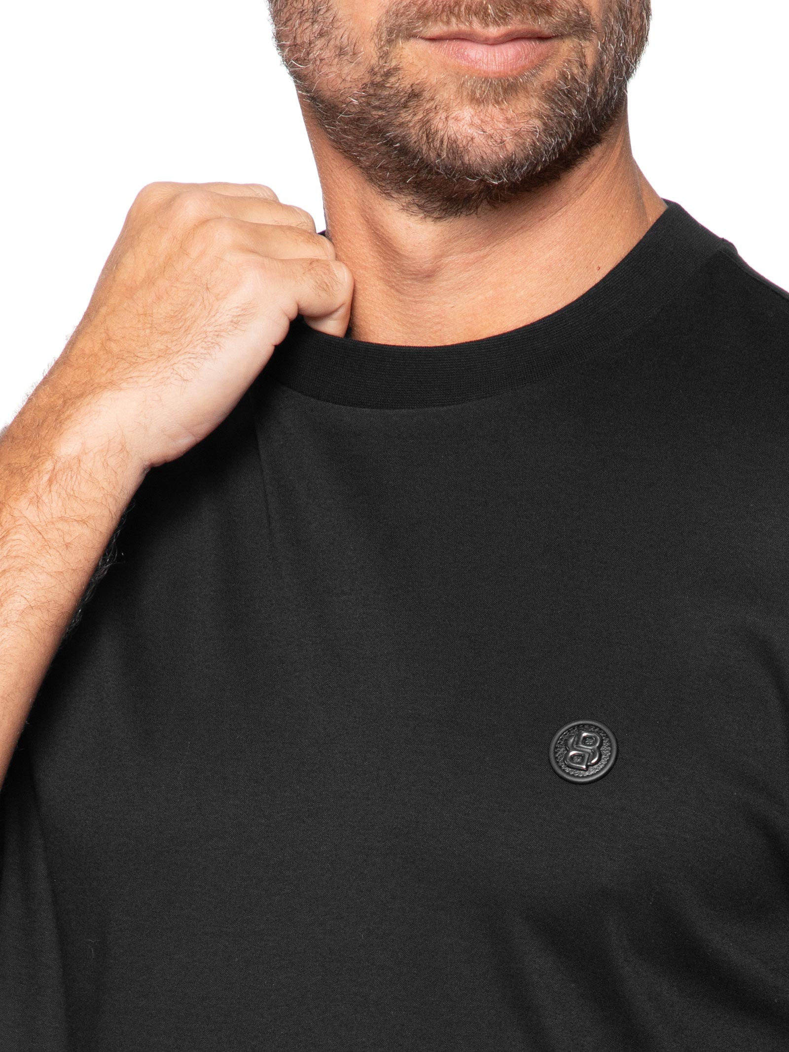 Camiseta Masculina Manga curta Gola Careca C-Taut 01 Preto Boss