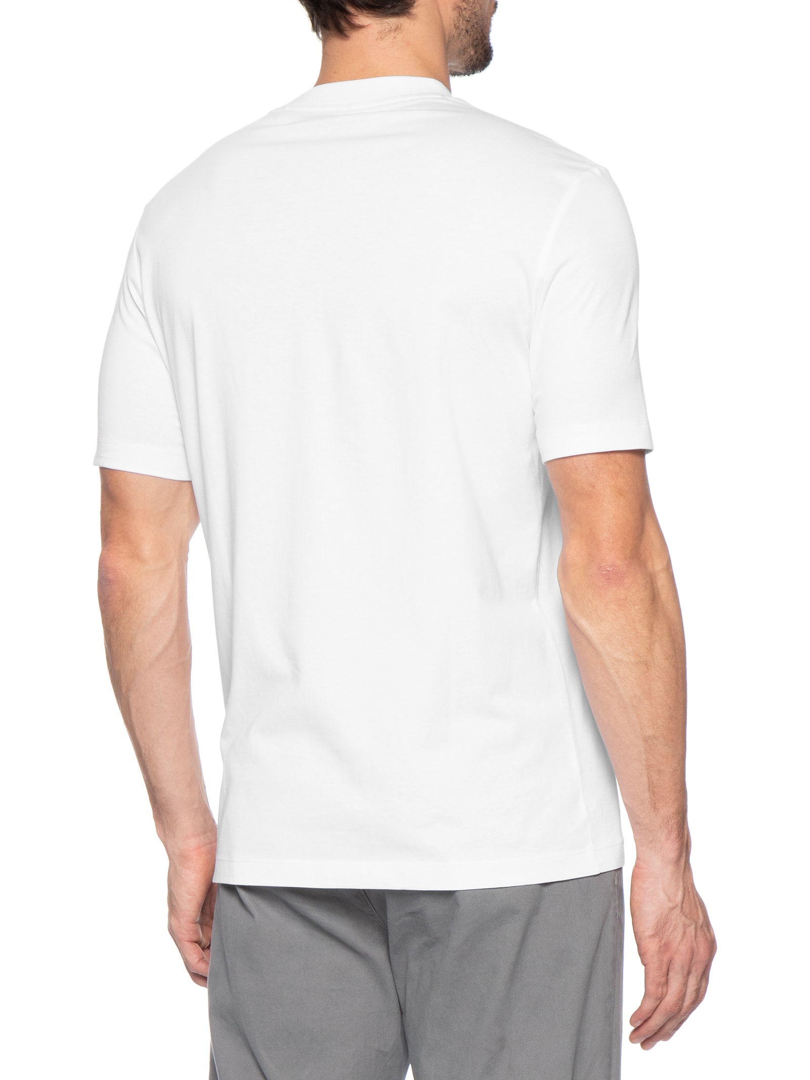 Camiseta Masculina Manga Curta Gola Careca C-Taut 41 Branco Boss