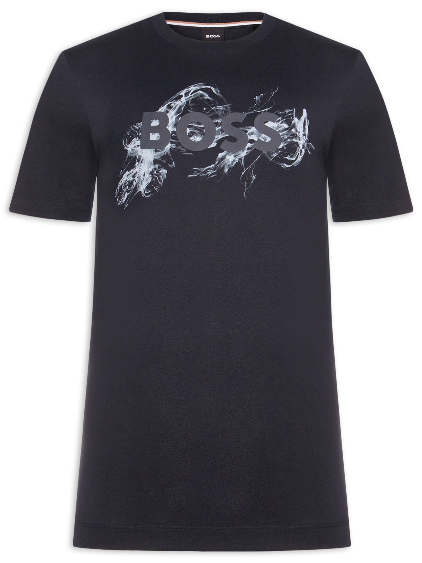 Camiseta Masculina Manga Curta Gola Careca C-Thompson  Azul Boss