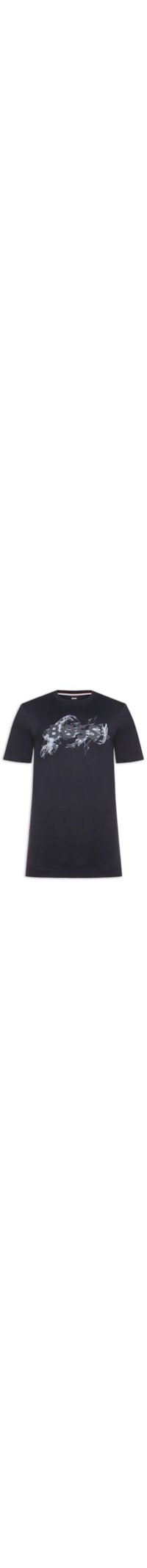 Camiseta Masculina Manga Curta Gola Careca C-Thompson - Azul