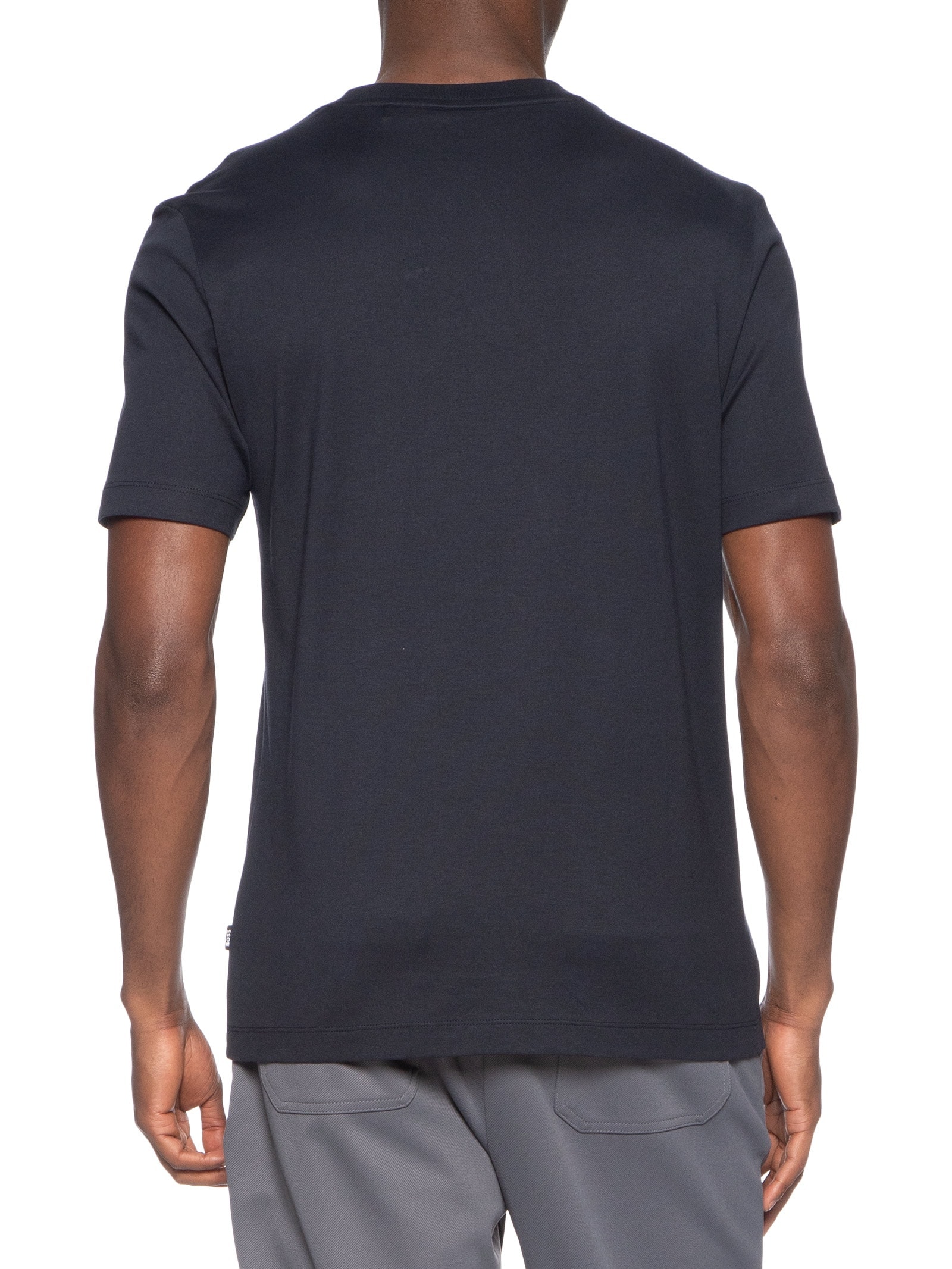 Camiseta Masculina Manga Curta Gola Careca C-Thompson  Azul Boss
