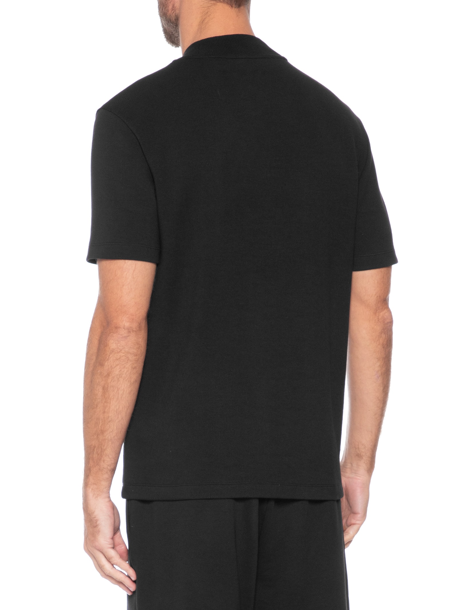 Camiseta Masculina Manga Curta Gola Careca Dabi Preto Hugo