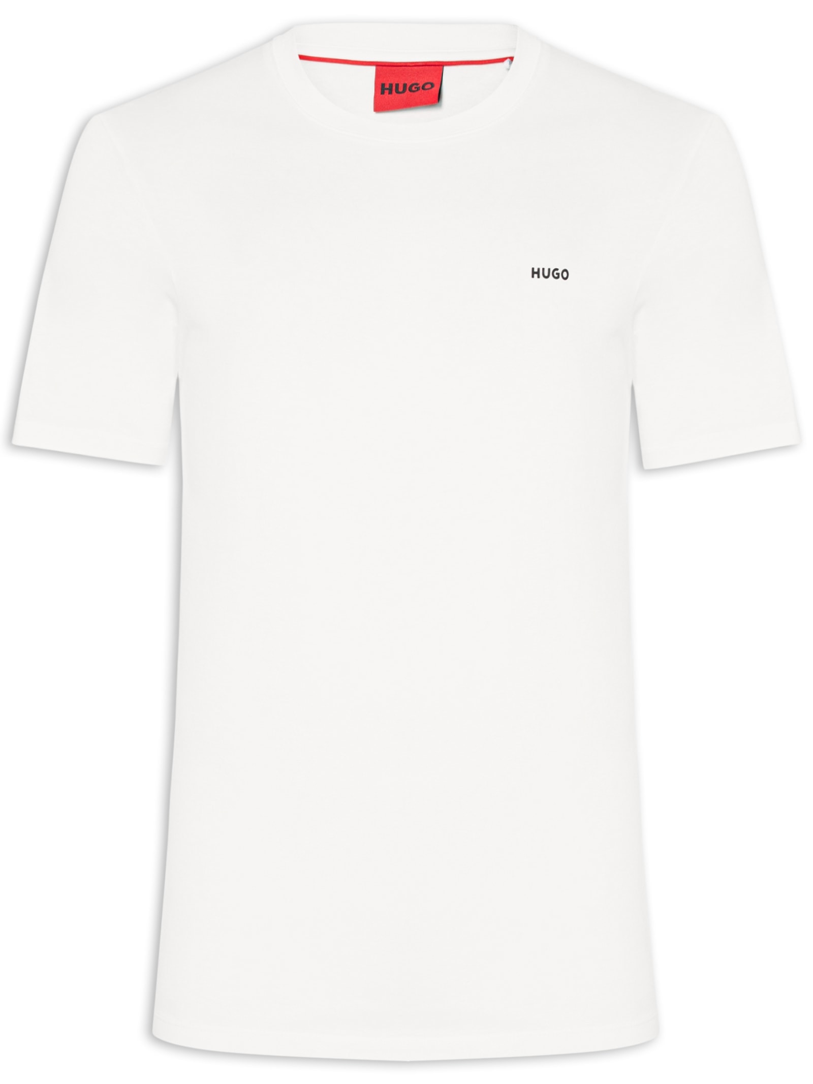 Camiseta Masculina Manga Curta Gola Careca Dero  Off White Hugo