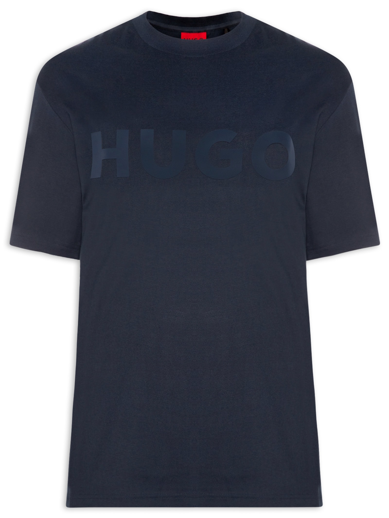 Camiseta Masculina Manga Curta Gola Careca Dinkee Azul Hugo