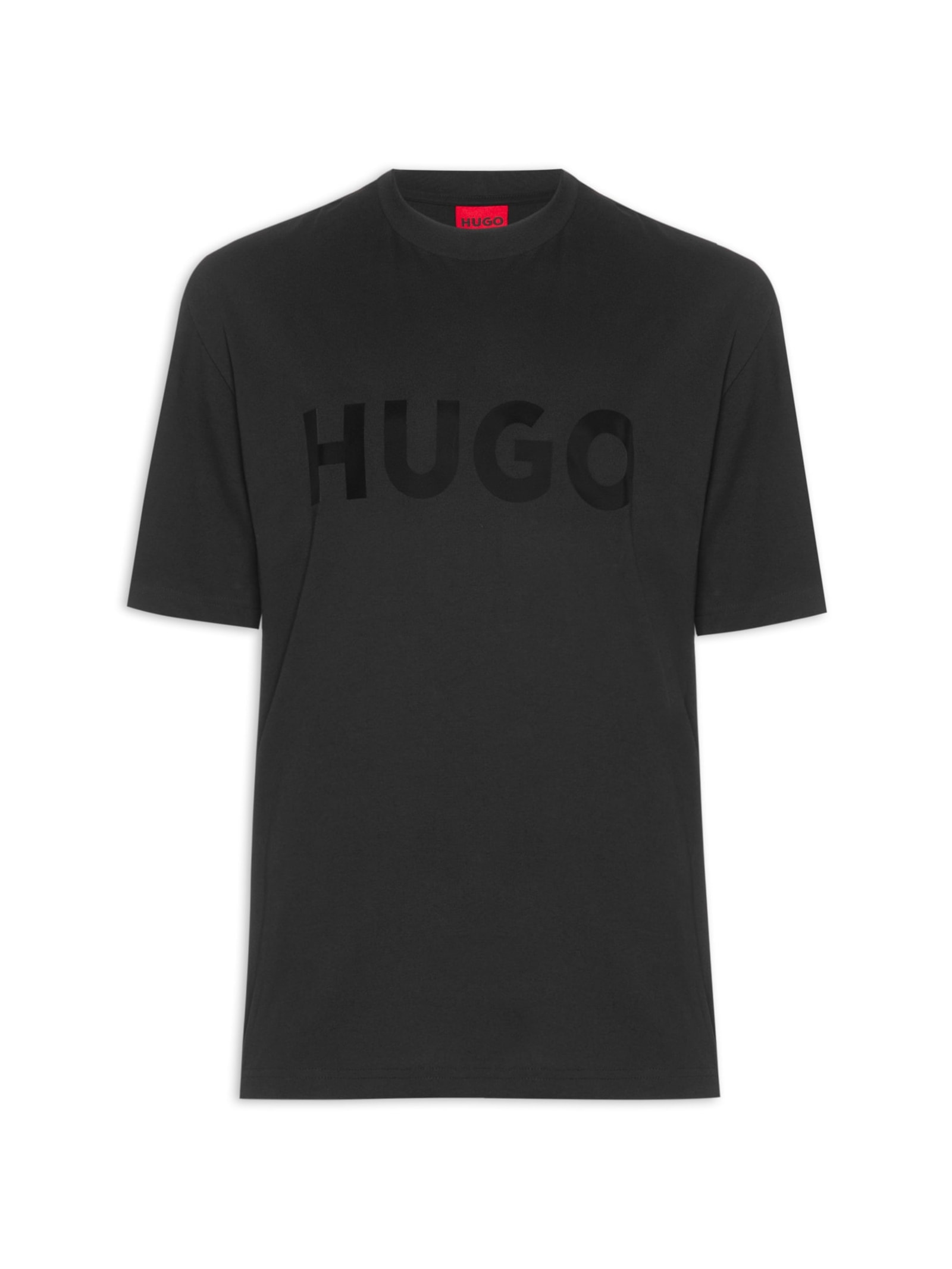 Camiseta Masculina Manga Curta Gola Careca Dinkee Preto Hugo
