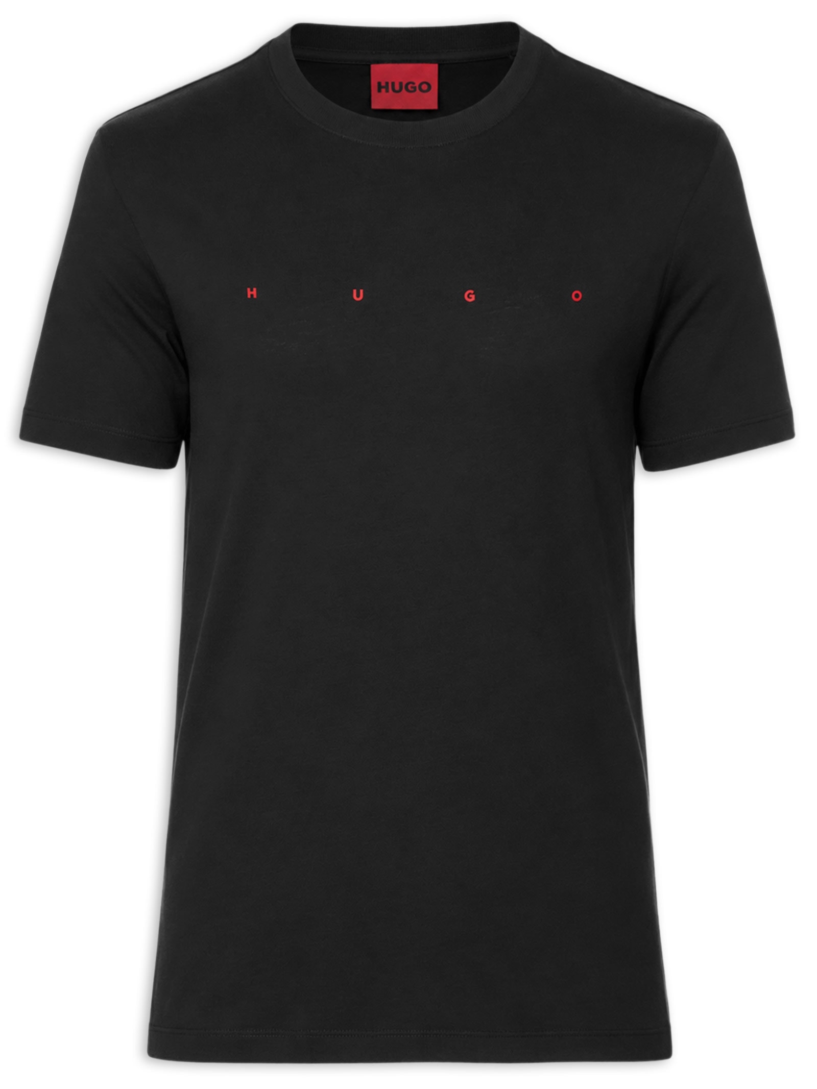 Camiseta Masculina Manga Curta Gola Careca Dorosi Preto Hugo