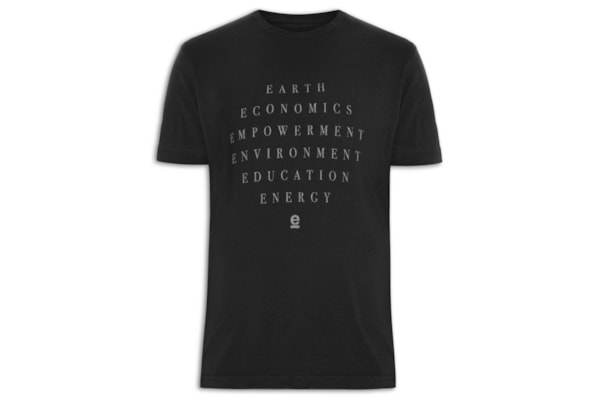 Camiseta Masculina Manga Curta Gola Careca Double 6 Es - Preto