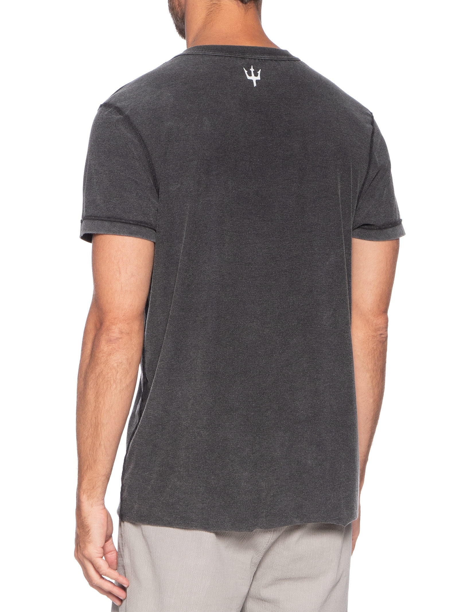 Camiseta Masculina Manga Curta Gola Careca Double Arpx Handmade  Preto Osklen