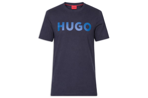 Camiseta Masculina Manga Curta Gola Careca Dulivio - Azul