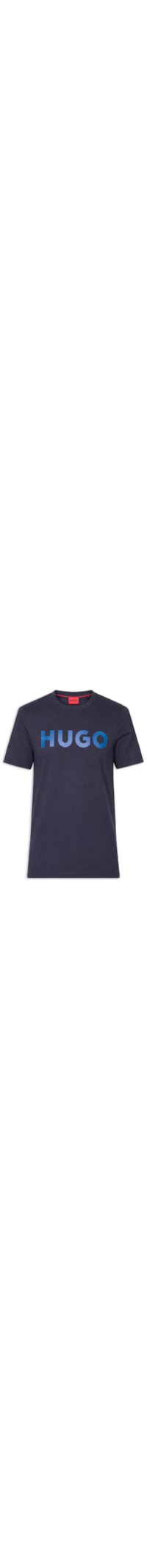 Camiseta Masculina Manga Curta Gola Careca Dulivio - Azul