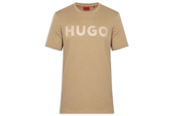 Camiseta Masculina Manga Curta Gola Careca Dulivio - Bege