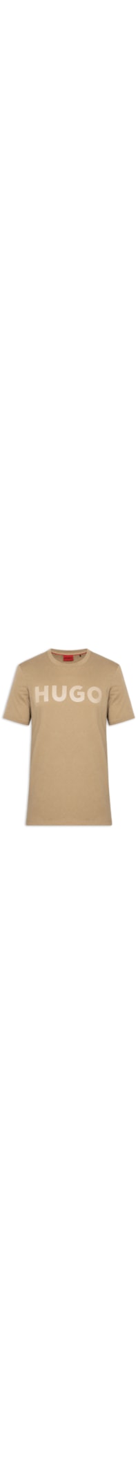 Camiseta Masculina Manga Curta Gola Careca Dulivio - Bege