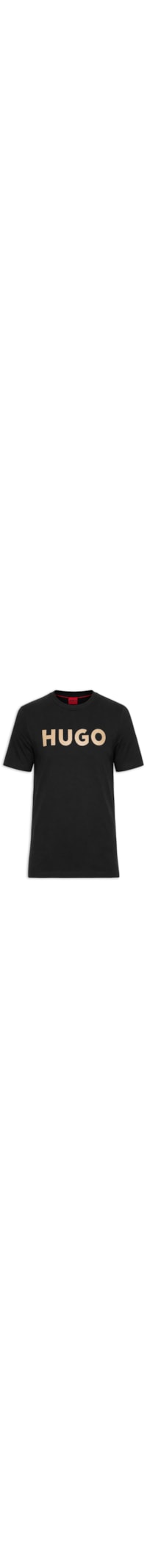 Camiseta Masculina Manga Curta Gola Careca Dulivio - Preto