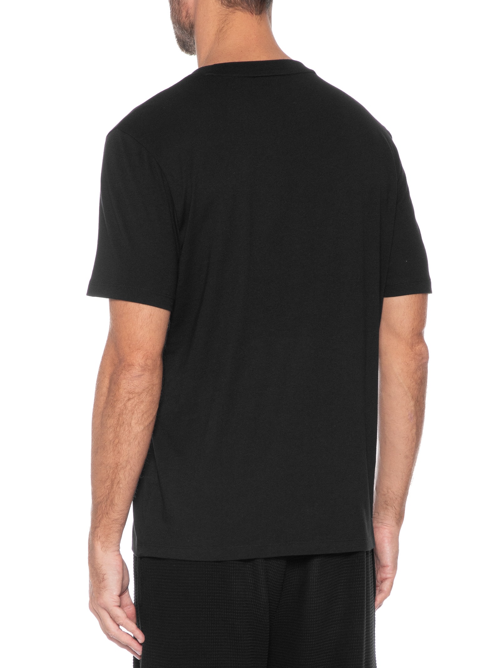 Camiseta Masculina Manga Curta Gola Careca Dulivio Preto Hugo