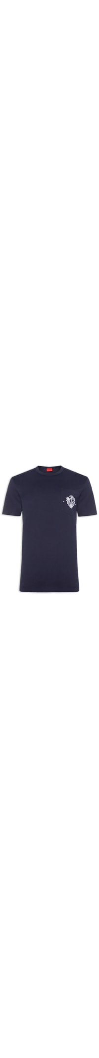 Camiseta Masculina Manga Curta Gola Careca Durstee - Azul