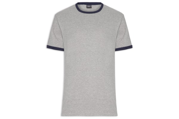 Camiseta Masculina Manga Curta Gola Careca Everyday Fit - Cinza