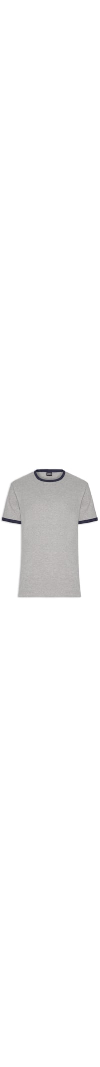 Camiseta Masculina Manga Curta Gola Careca Everyday Fit - Cinza