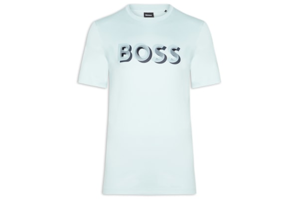 Camiseta Masculina Manga Curta Gola Careca H-Thompson - Azul