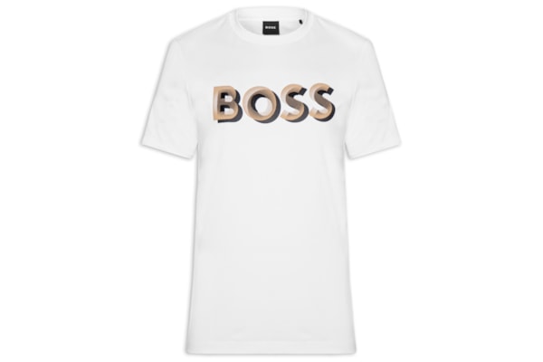 Camiseta Masculina Manga Curta Gola Careca H-Thompson - Branco