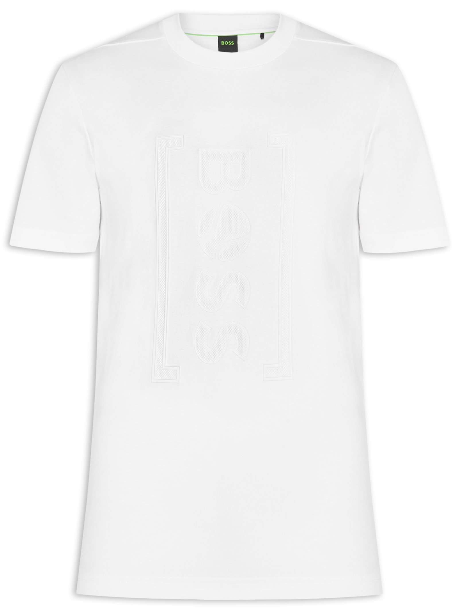 Camiseta Masculina Manga Curta Gola Careca Iconic  Branco Boss