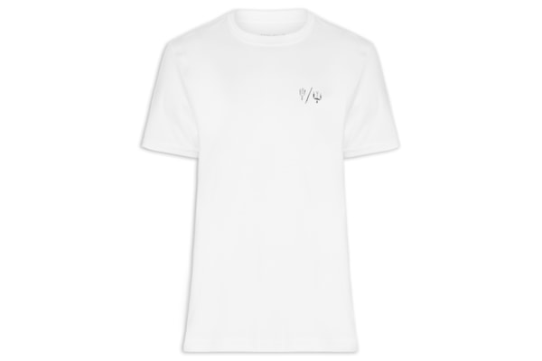 Camiseta Masculina Manga Curta Gola Careca Kite Poster Over - Branco