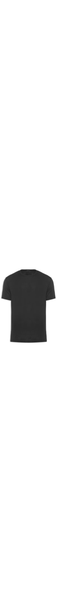 Camiseta Masculina Manga Curta Gola Careca Knit Night - Preto