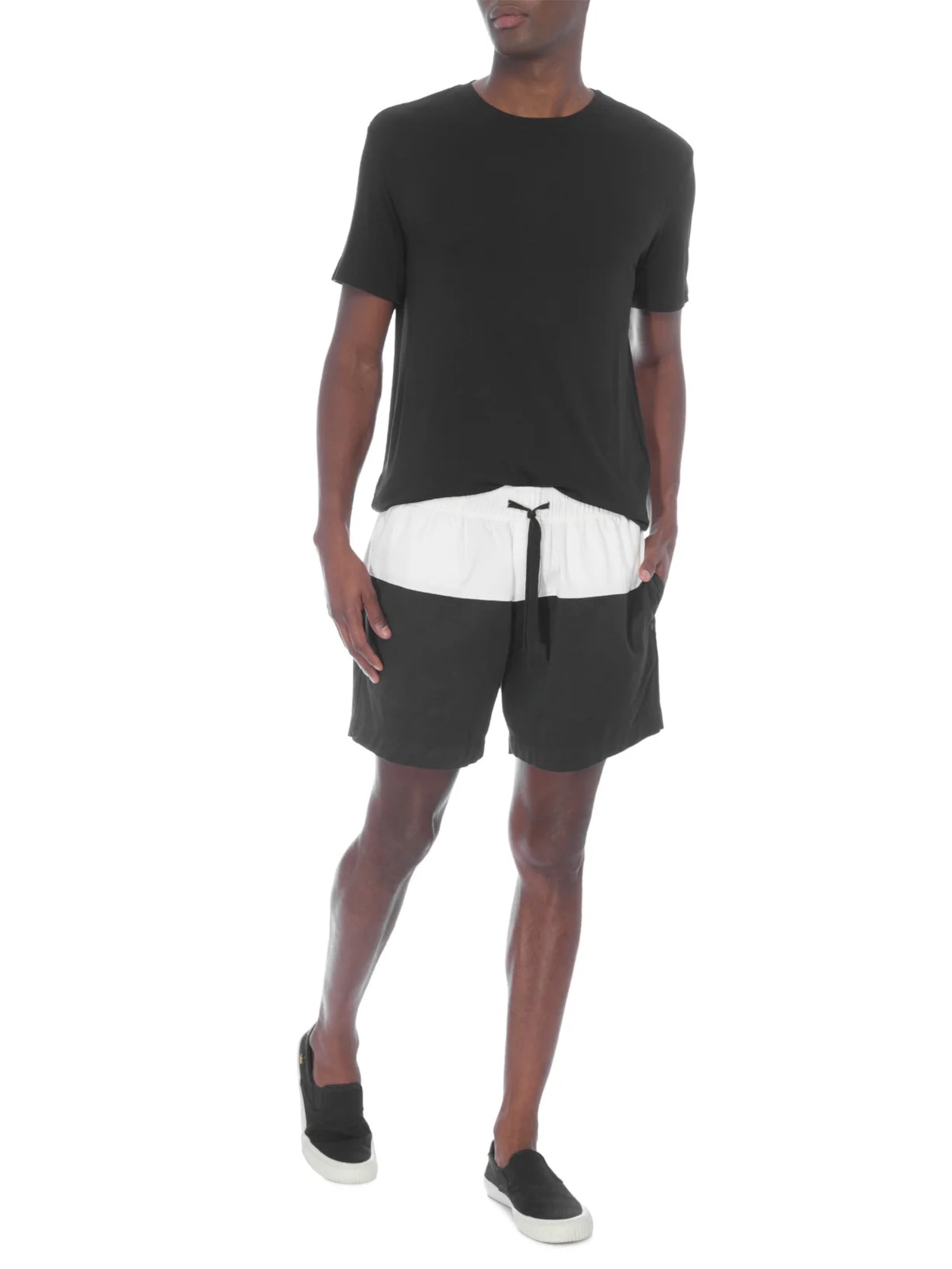 Camiseta Masculina Manga Curta Gola Careca Knit Night Preto Osklen