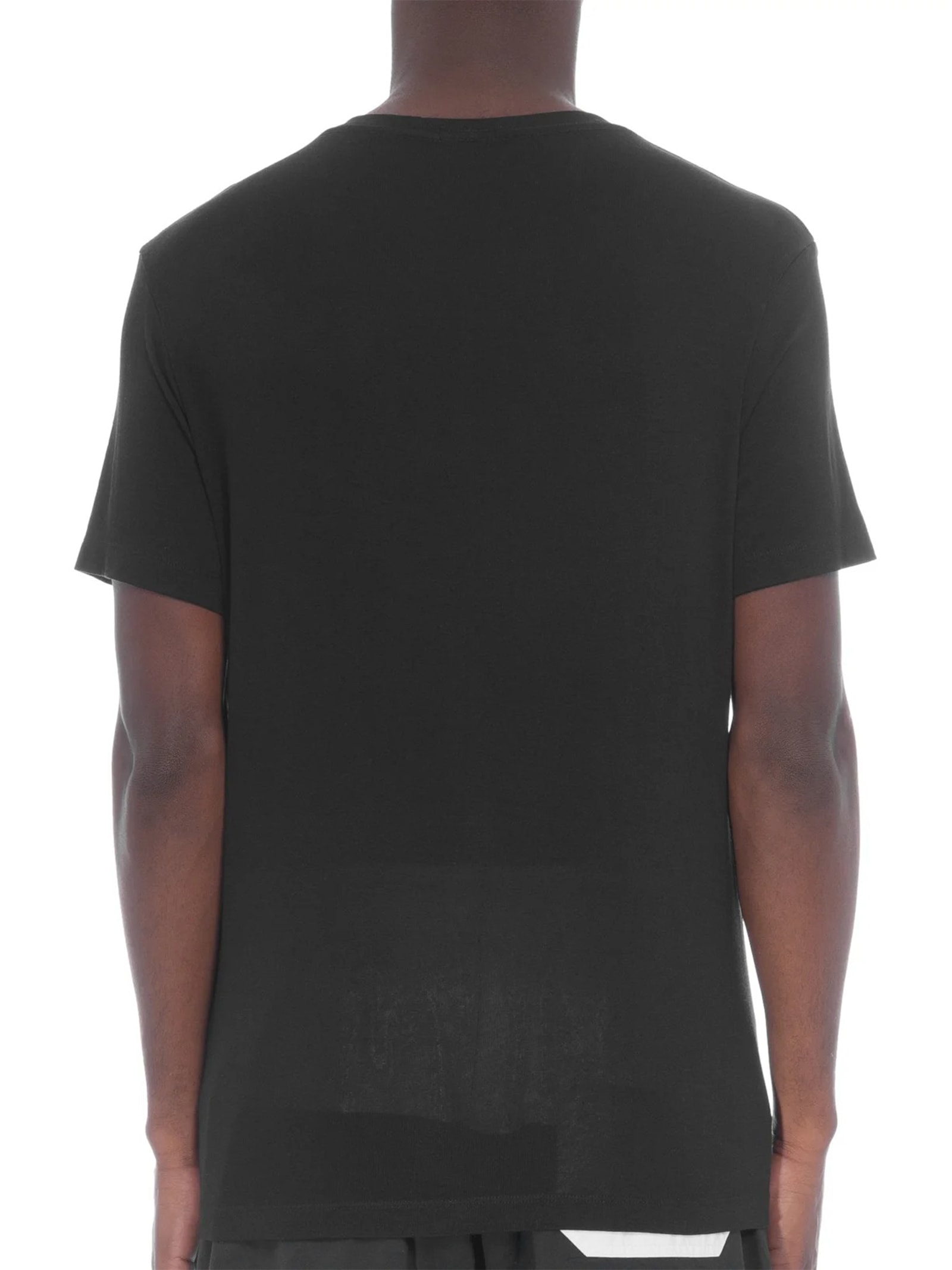 Camiseta Masculina Manga Curta Gola Careca Knit Night Preto Osklen