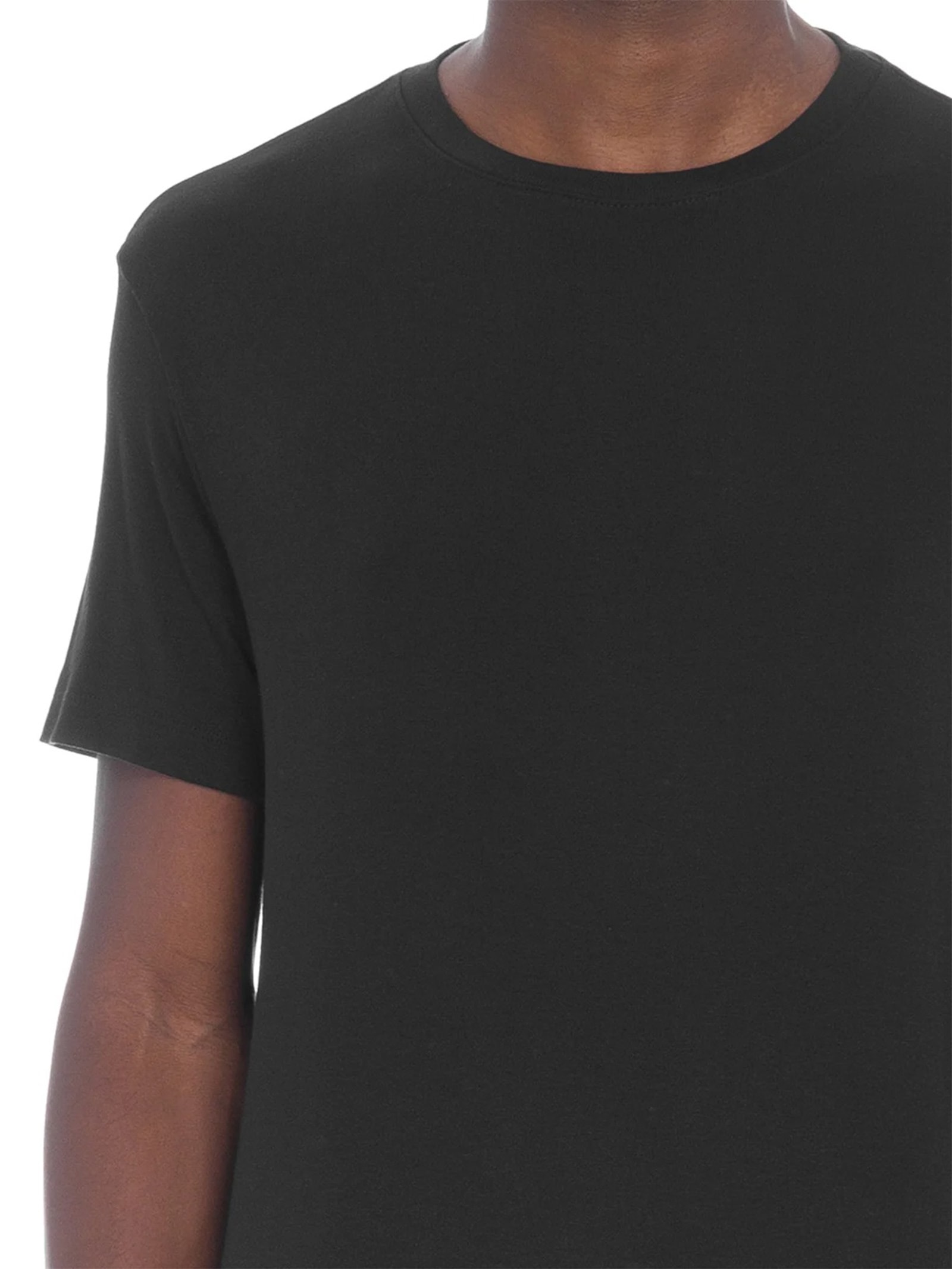 Camiseta Masculina Manga Curta Gola Careca Knit Night Preto Osklen