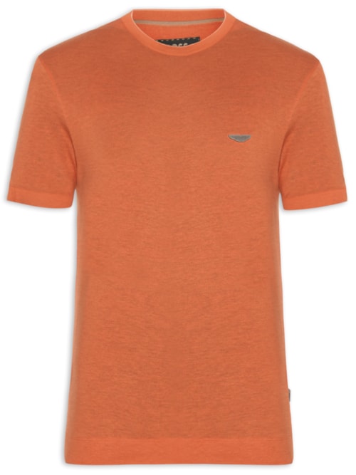Camiseta Masculina Manga Curta Gola Careca L-Tyler – Collab Aston Martin – Laranja