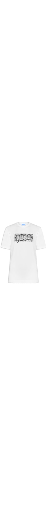 Camiseta Masculina Manga Curta Gola Careca Nedirix - Branco