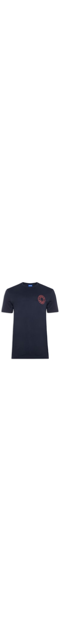 Camiseta Masculina Manga Curta Gola Careca Nemodo - Azul
