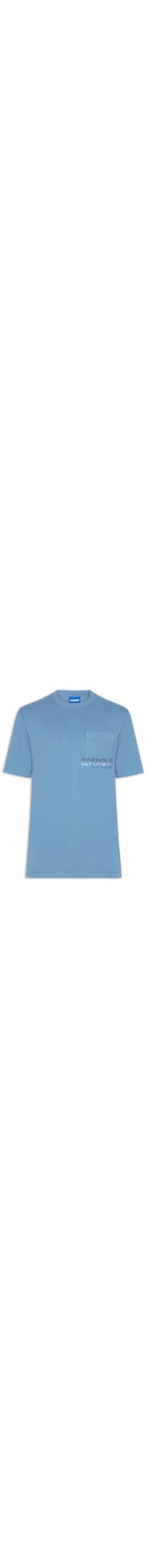 Camiseta Masculina Manga Curta Gola Careca Nogoste - Azul
