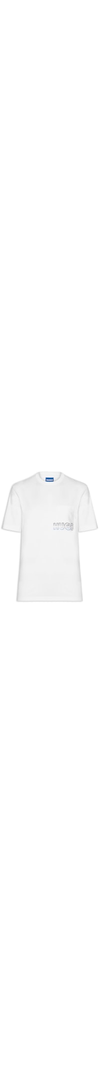 Camiseta Masculina Manga Curta Gola Careca Nogoste - Branco