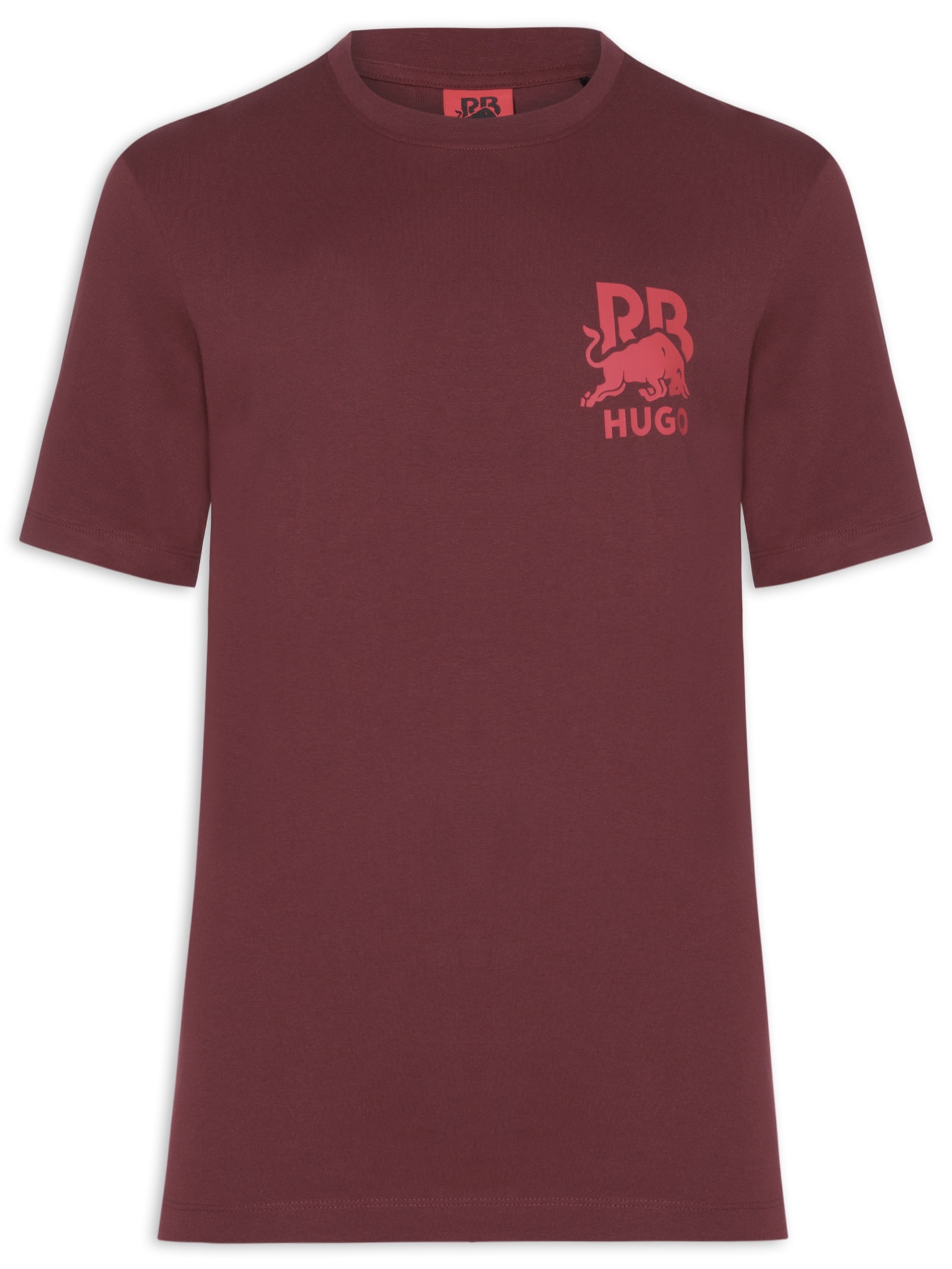 Camiseta Masculina Manga Curta Gola Careca Redbull Dartox  Vermelho Hugo