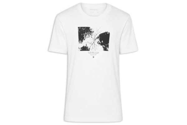 Camiseta Masculina Manga Curta Gola Careca Regular Vintage Amazon Journ - Branco