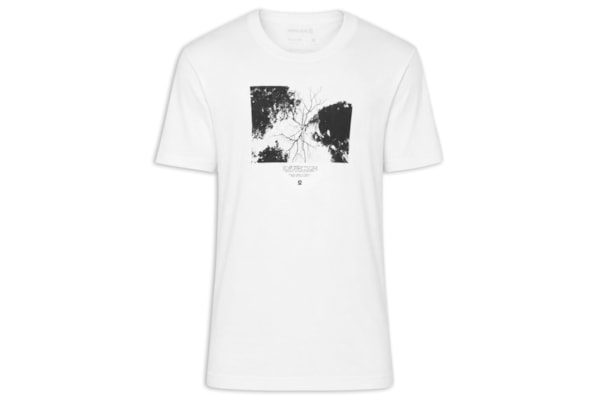 Camiseta Masculina Manga Curta Gola Careca Regular Vintage Amazon Journ - Branco