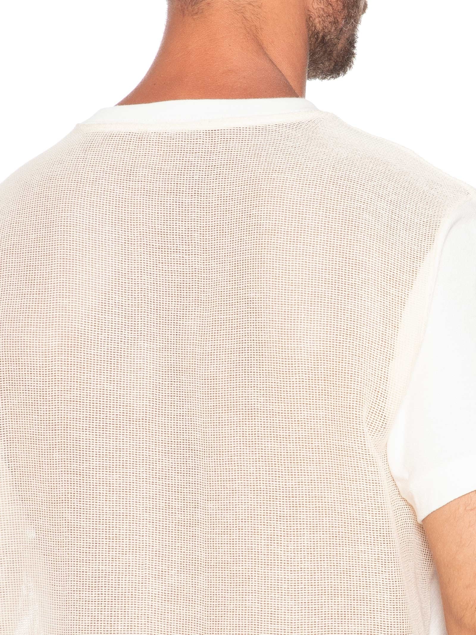 Camiseta Masculina Manga Curta Gola Careca Rustic Veleiro Back Off White Osklen